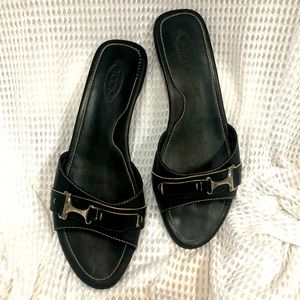 TODs classic leather sandal 8-1/2